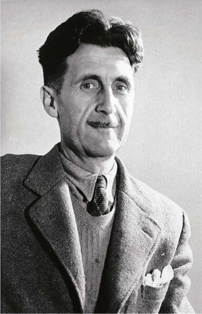  ??  ?? George Orwell received a rejection letter, along with a cheque for 30 guineas, for his 1946 piece on British cuisine.