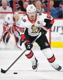  ?? ASSOCIATED PRESS FILE PHOTO ?? Superstar defenceman Erik Karlsson joins a loaded blue line in San Jose that already includes stars Brent Burns and Marc-Edouard Vlasic.