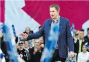  ?? JUSTIN TANG / THE CANADIAN PRESS ?? Conservati­ve Leader Andrew Scheer predicted a “nasty” election campaign and suggested Prime Minister Justin Trudeau has the news media on his side.