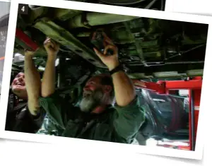  ??  ?? 4 1. If it’s not one thing, it’s another. This time the exhaust is tapping the gearbox, but every time I roll under the car I get trapped. Time to lose some weight. 2. All was good until home time, when Milo’s headlights decided not to work. With Nick...