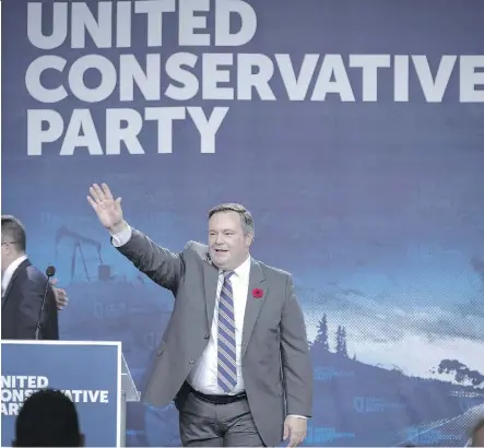  ?? THE CANADIAN PRESS/FILES ?? “I want our members to think big. I don’t want them to feel obliged to come up with a puerile, Pablum policy declaratio­n that avoids difficult issues,”Jason Kenney said in December.