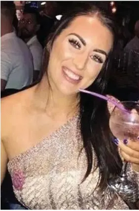  ??  ?? > Passenger Chloe Kerr was fatally injured when a car hit a tree