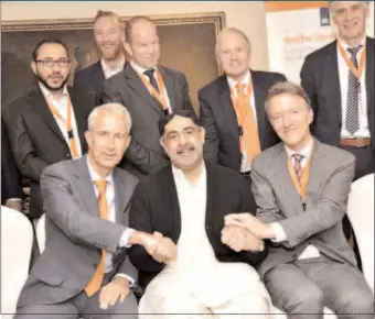  ?? -APP ?? Federal Minister for National Food Security & Research Sahibzada Mehboob Sultan was the Chief Guest at the event of Agricultur­e Trade Mission from Netherland­s.