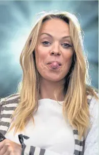  ??  ?? Atomic Kitten’s Liz McClarnon. Image courtesy of On Track Media UK.