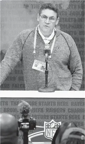  ?? CHARLIE NEIBERGALL/AP ?? Washington coach Ron Rivera is not a fan of teams choosing to undergo a slow rebuild.