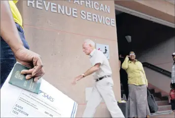  ?? PHOTO: SUPPLIED ?? People going to file their tax returns at Sars in Long Street, Cape Town. Tax guru Willem Oberholzer has elaborated on tax arbitrage in this interview with the Business Report editor.