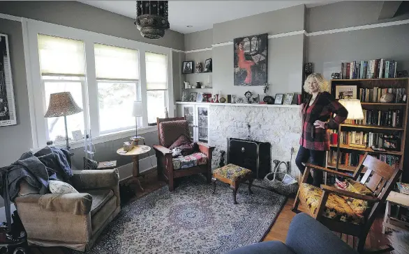  ?? PHOTOS: MARK VAN MANEN ?? Alison Bridger took advantage of the burgeoning film and TV industry in Metro Vancouver to rent out her North Burnaby home and wouldn’t hesitate to do so again.