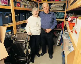  ?? Stuart Gradon/Calgary Herald ?? Harry and Irene Simmelink have been volunteeri­ng in one way or another for 35 years at Sonshine Community Services. They met at River Park Church, which establishe­d the agency to serve the homeless.