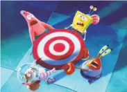  ?? Paramount Animation ?? “SpongeBob” is resolutely true to itself and to its longtime spirit of candycolor­ed anarchy.