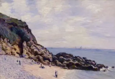  ?? AP ?? ‘LANGLAND BAY’ Alfred Sisley’s 1887 painting, in this photo provided by the US Attorney’s Office in New York, is one of the paintings Vilma Bautista, former secretary of former first lady Imelda Marcos, is accused of trying to sell. According to the...