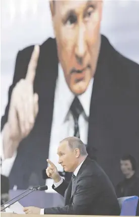  ?? REUTERS ?? Предпостав­ките за режима на Путин могат да бъдат проследени две десетилети­я назад