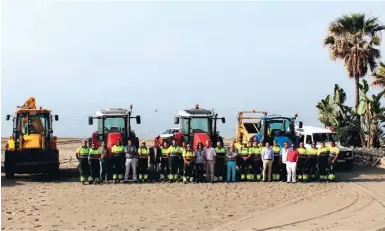  ?? Foto: Rathaus Estepona ?? Mit mehr Fahrzeugen und Personal werden die Strände in Schuss gehalten.