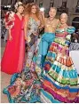  ?? ?? Drew Barrymore, Mariah Carey, Sharon Stone and Dame Helen Mirren at the Alta Moda show. Picture: Instagram/mariah Carey
