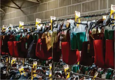  ?? Picture from chriStie hemm KloK/nYt ?? A warehouse of Stitch Fix, an online clothing service that relies heavily on algorithms to guide its buying decision.