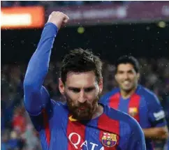  ?? FOTO: MANU FERNANDEZ ?? Lionel Messi har scoret 498 mål i Barcelona-drakta. I kveld kan han runde milepælen på 500 mål.