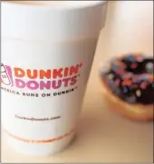  ?? PHOTO: REUTERS ?? Dunkin’ Donuts widended its losses to R22.25m from R3.71m a year ago.