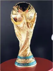  ?? FILE ?? The FIFA World Cup Trophy.