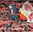  ?? Foto: dpa ?? Stehen die Union-fans bald schon wieder dicht an dicht?