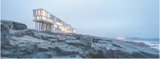  ?? RENé SYNNEVåG/THE FOGO ISLAND INN
BENT ?? The Fogo Island Inn is a luxury hotel and restaurant built in 2013.