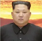  ??  ?? Kim Jong-un of North Korea: dictator