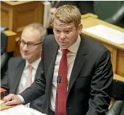  ??  ?? Minister of State Services Chris Hipkins said the decision was made to support fair pay and employment conditions.