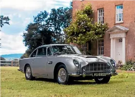  ??  ?? The 1965 Aston Martin DB5 that sold for NZ$1.4m in a deal completed in an online transactio­n.