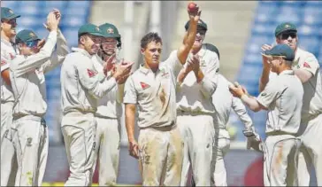  ?? PTI ?? Australia spinner Steve O'Keefe was the toast of the nation after he picked 12 wickets in the Pune Test to lead Aussies to a win.