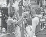  ?? Tom Lynn / Getty Images ?? Guard Derrick Rose, left, was an offensive juggernaut for the Bulls on Thursday night, pouring in 34 points as Chicago took a 3-0 series lead.