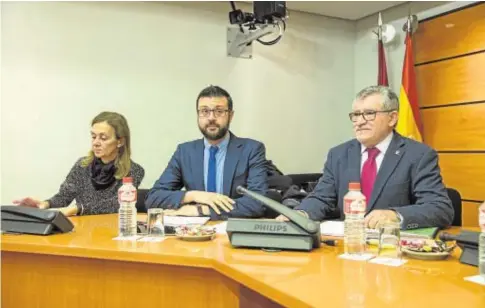  ?? JCCM ?? El consejero de Educación, Cultura y Deportes, Ángel Felpeto, ayer durante la comisión de las Cortes