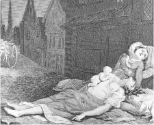  ??  ?? Bubonic plague victims in London, during the Black Death of 1665-’66.