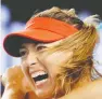  ??  ?? Maria Sharapova