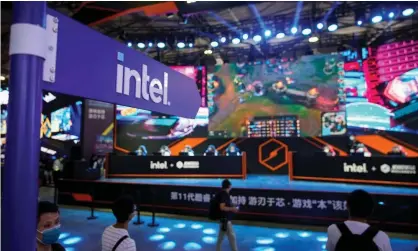  ?? Photograph: Aly Song/Reuters ?? Intel has faced a backlash in China after telling its suppliers not to source products or labour from the Xinjiang region over human rights concerns.