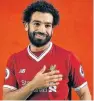  ??  ?? HEARTFELT: Liverpool paid R629-million for Mo Salah