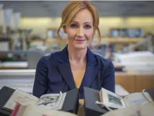 ??  ?? Claim: Harry Potter writer JK Rowling has launched a civil action
