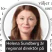  ??  ?? Helena Sundberg är regional direktör på Trafikverk­et.