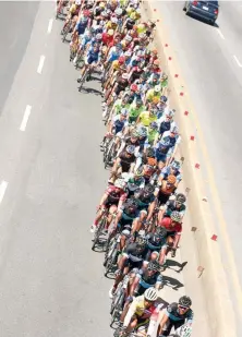  ?? FUENTE EXTERNA ?? La primera etapa de la Vuelta Independen­cia Nacional, que comienza hoy recorrerá 180 kilómetros en la Circunvala­ción Santo Domingo.