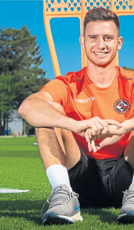  ?? Picture: SNS. ?? Dundee United’s summer signing Adrian Sporle is excited to get started on his time in Scotland.