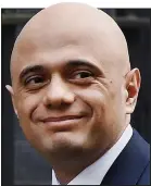  ??  ?? Risk: Business Secretary Sajid Javid