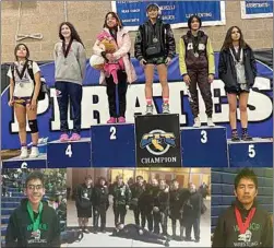  ?? PHOTO BY THS WRESTLING ?? Warrior Wrestling has preformed well in tourneys so far this month, earning medals in competitio­n throughout California.