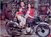  ??  ?? 4: Nguyrn Van Nhon with his family, and the Series B Rapide which came from the same cache as the Shadow. (John Randel, supplied by Ms Yen Le, Nhon’s widow).