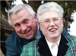  ??  ?? Property empire: Fergus Wilson with his wife Judith