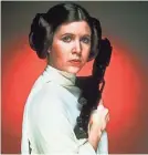  ??  ?? Carrie Fisher as Princess Leia FOX VIDEO