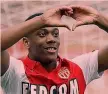  ??  ?? MARTIAL Al Monaco lo compra per 5 milioni. Sarà venduto a 80