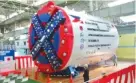  ??  ?? On the part of the Department of Transporta­tion (DoTr), the Tunnel Boring Machines (TBMs) were unveiled in September 2020, for the constructi­on of the country’s first undergroun­d railway system.