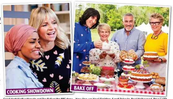  ??  ?? COOKING SHOWDOWN BAKE OFF