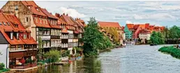  ??  ?? Pretty pit-stop: Bamberg is on Germany’s Main-Radweg trail