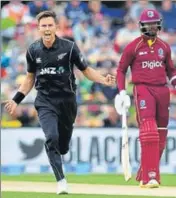  ?? GETTY ?? Trent Boult ripped apart Windies with figures of seven for 34.