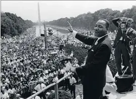  ?? AFP ?? Martin Luther King en el Mall de Washington, el 28 de agosto de 1963