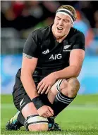  ?? PHOTOSPORT ?? Brodie Retallick feels the effects of the shoulder injury that forced him from the field early in the All Blacks’ win over Argentina on Saturday.