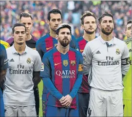  ?? FOTO: P. PUNTÍ ?? Barcelona y Real Madrid se verán pronto las caras, en la Supercopa de España